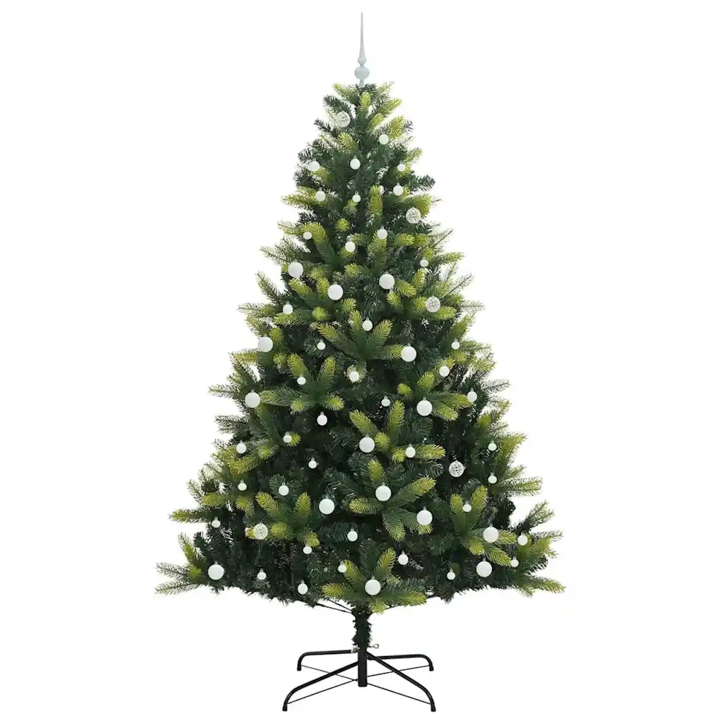 Albero di Natale | Decorazioni natalizie Artificiale a Cerniera con 300 LED 240 cm