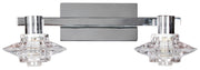 Applique da parete Rastek 2 luci G9 cromo cristallo Candellux