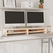 Supporto per Monitor 100x24x13 cm in Legno Massello di Pino cod mxl 12589