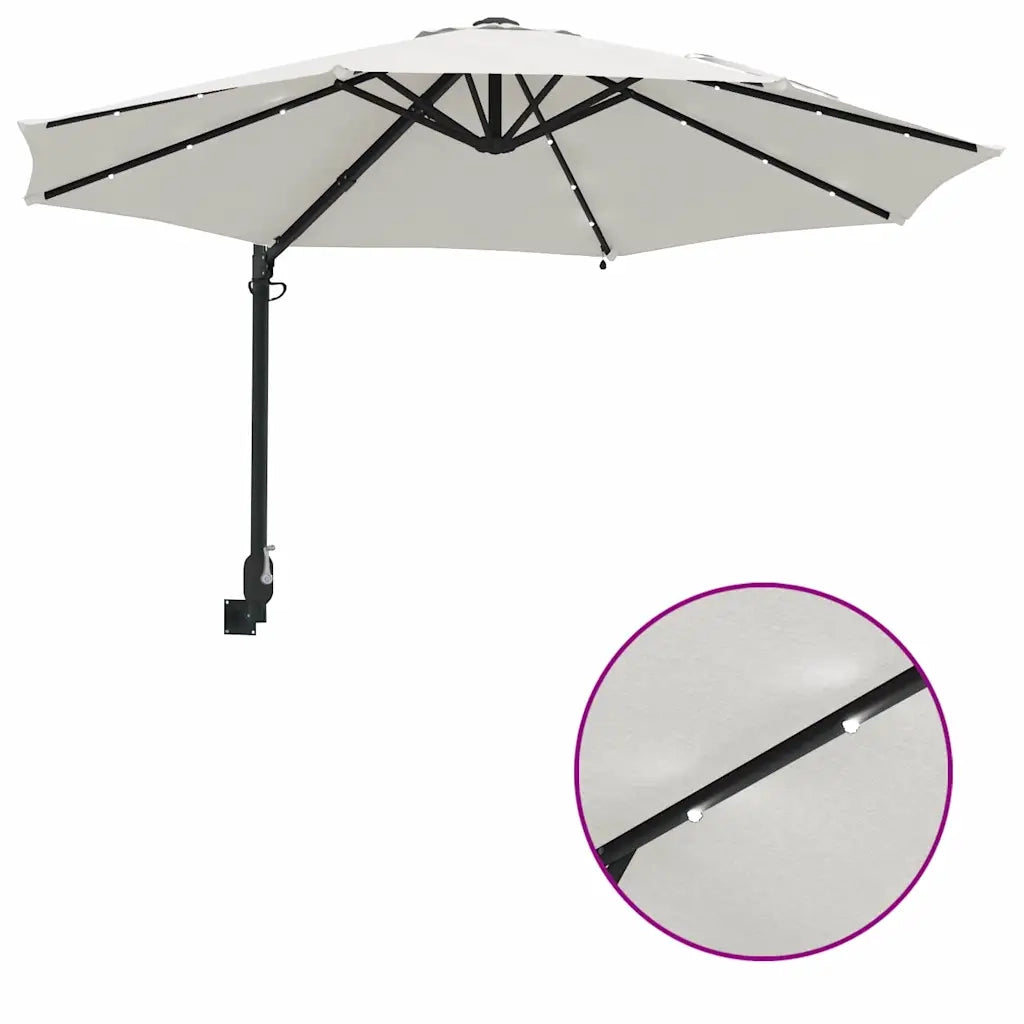 Ombrello | Parasol da giardino Sabbia 248 x 248 x 148 cm