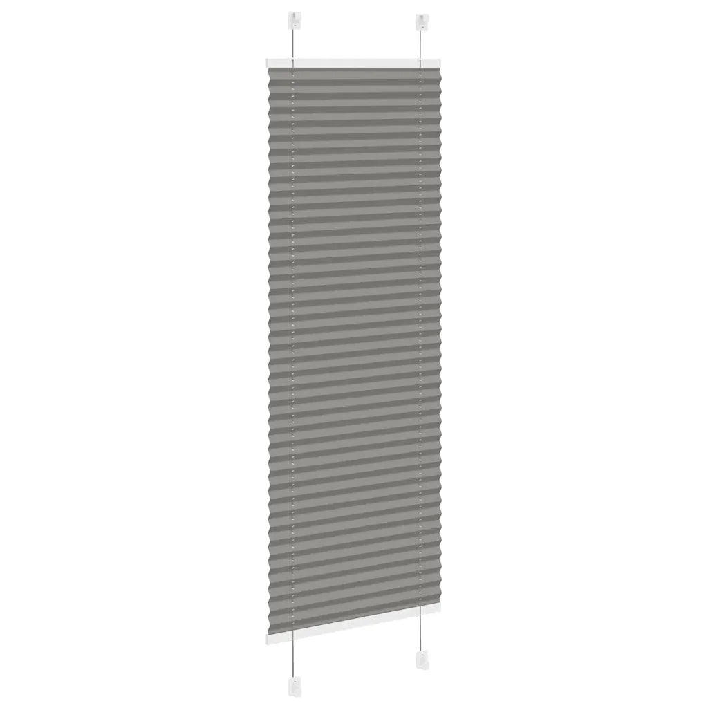 Tenda Plissettata Antracite 40x100 cm Larghezza Tessuto 39,4 cm 4015063