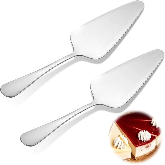Set di 2 Spatole per Tartare con Lame a Scaglie Rugginate
