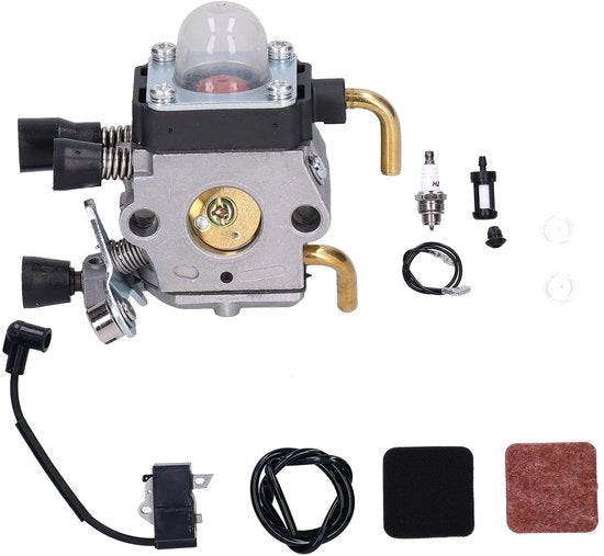 Set di carburatori per FS80R/FS85/HS80 - Filtro del carburante - Spia del carburante - Allosteria in alluminio - Peso ridotto 296 g - Facile da installare