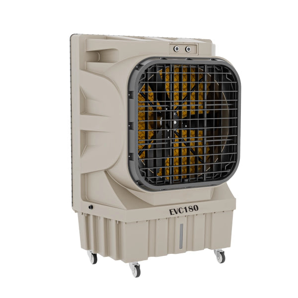KRS EVC180 Raffrescatore evaporativo portatile in plastica 18.000 mc/h 1125x700x1630 120l Beige