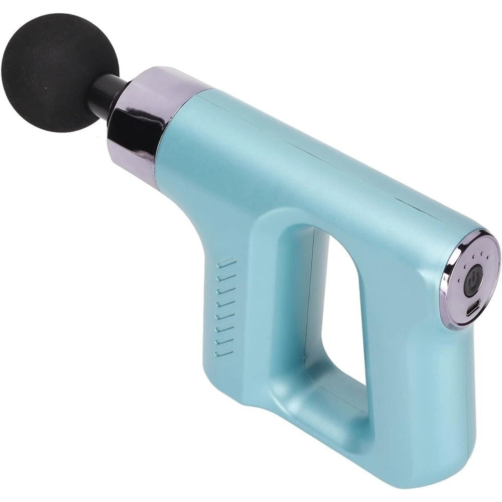Trade Shop - Pistola Massaggiante Professionale 4 Testine 5 Velocità Fascial Gun Ricaricabile -