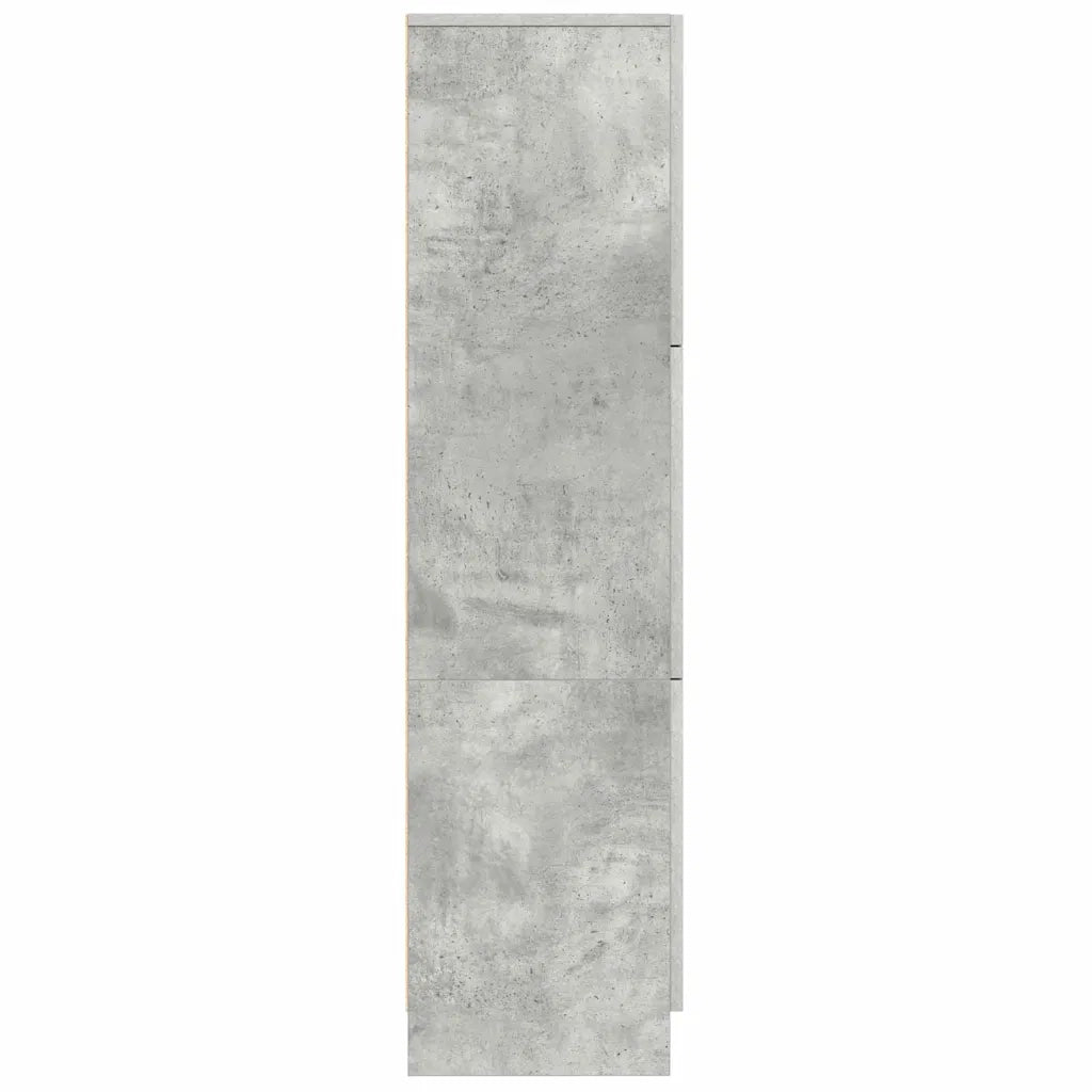 Credenza | Madia | Buffet da pranzo | Armadio da pranzo Grigio cemento 31.5 x 32 x 122.5 cm