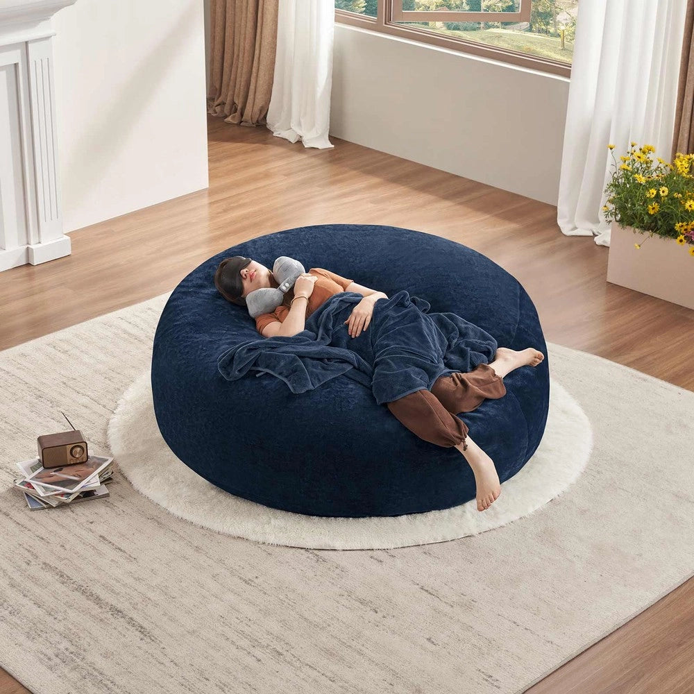 Divano Poltrona Sacco ¨C MINIMAL ¨C Tessuto Morbido, Beige