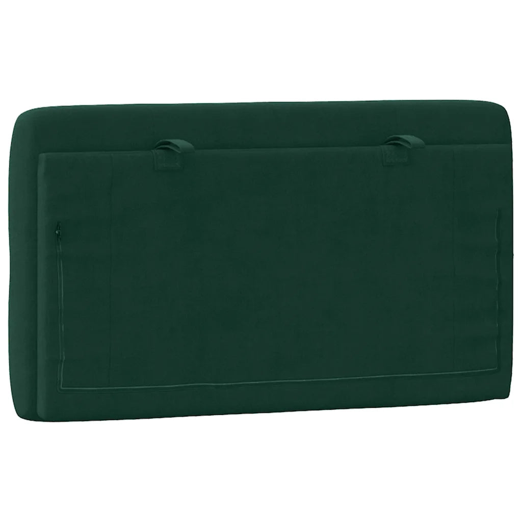 Cuscino Testiera Verde Scuro 80 cm in Velluto CFW9979767