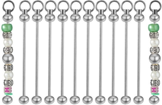 Sostegno per Chiavi a 10 pezzi - Strisce di Sostegno per Chiavi in Metallo - Ambiente DIY - Fai da Te - Dimensioni 8,6x0,98x0,84cm