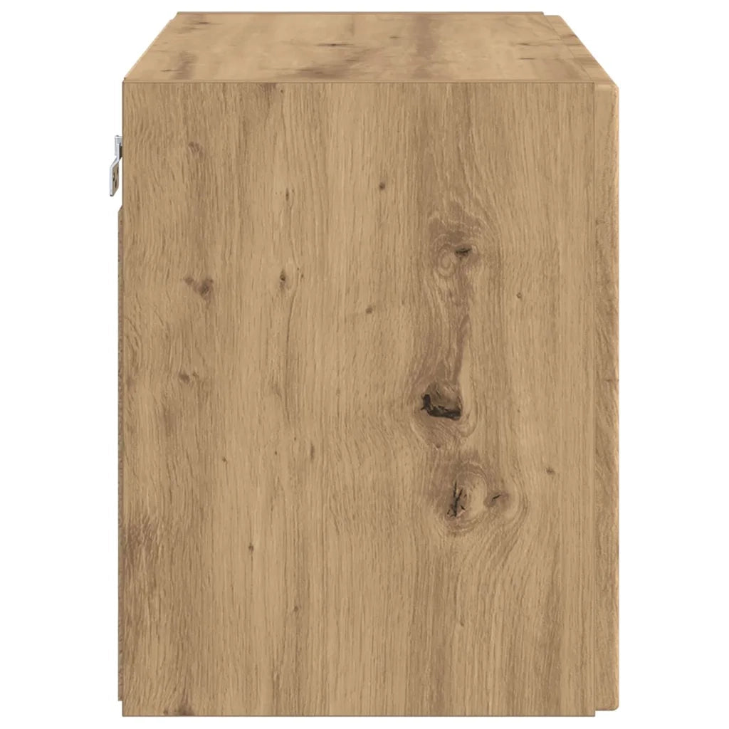 Mobile TV da parete Rovere artigianale 59,5 x 31 x 40 cm 892347
