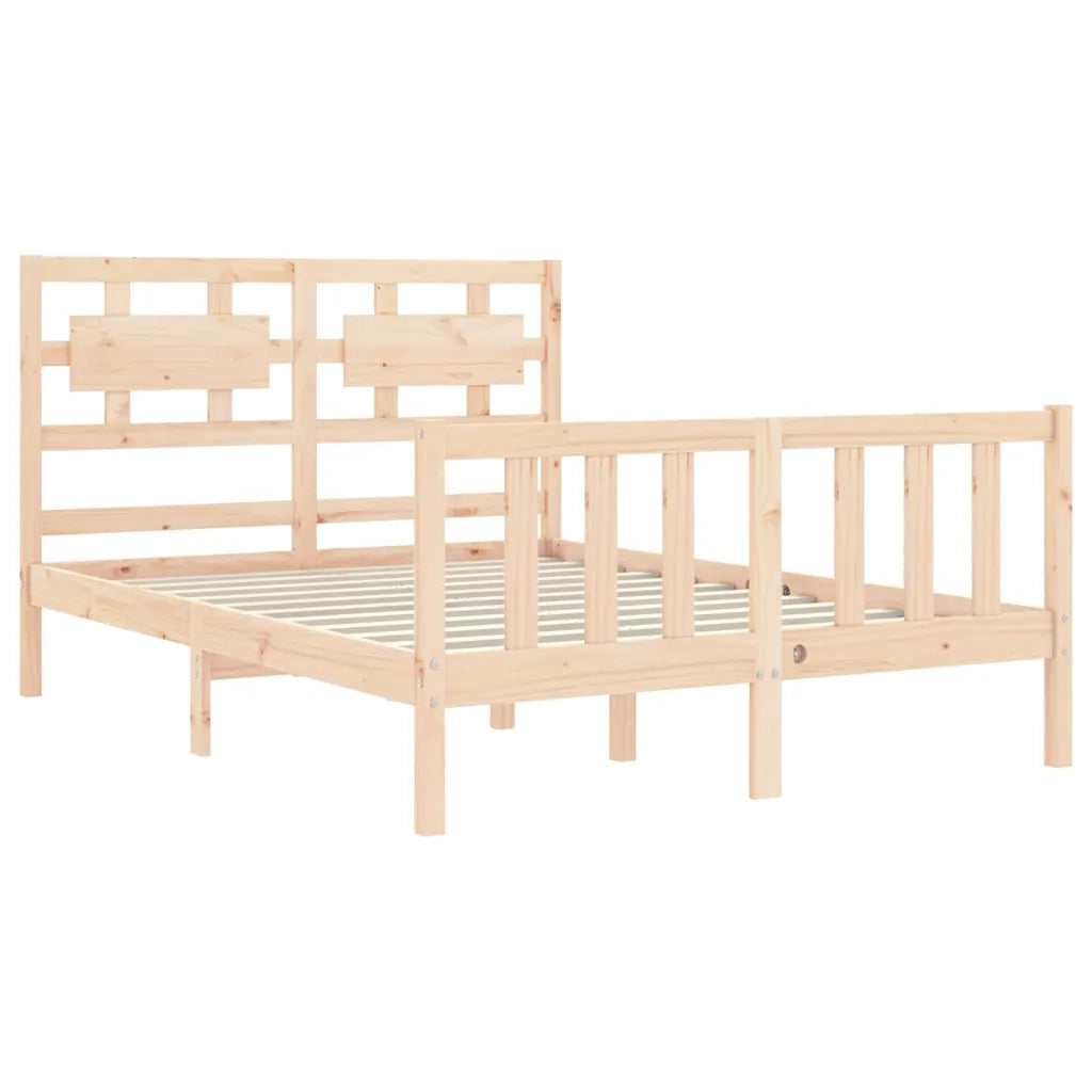 Giroletto senza Materasso-Struttura Letto 120x200 cm in Legno Massello di Pino 586718