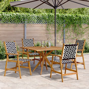 Set da Pranzo per Giardino 5 pz in Legno Massello di Acacia 3283576