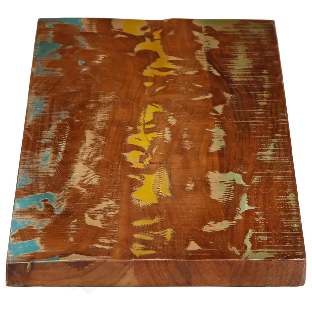 Piano Tavolo 100x20x3,8 cm Rettangolare in Massello di Recupero 371090