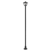 Lampione da giardino nero AMELIA Nowodvorski 200cm IP44