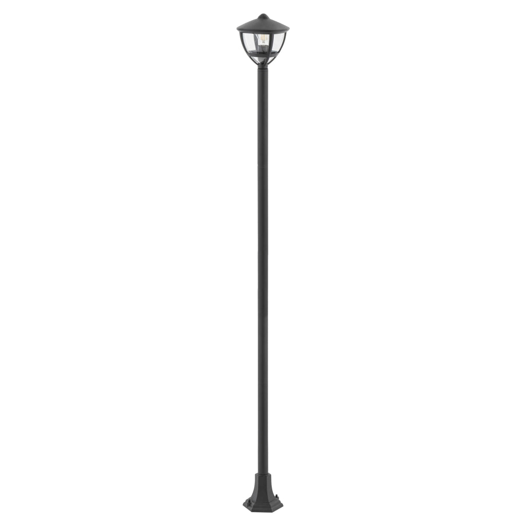 Lampione da giardino nero AMELIA Nowodvorski 200cm IP44
