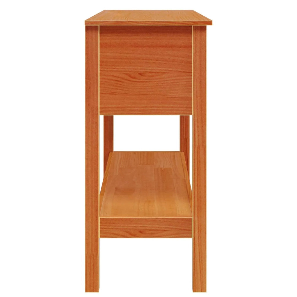 Tavolo consolle con cassetto Marrone cerato 100 x 35 x 75 cm 869937