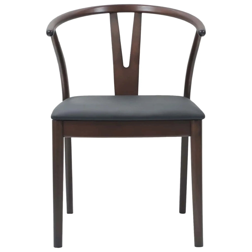 Sedia da pranzo 2 pcs Marrone chiaro e nero 42020412