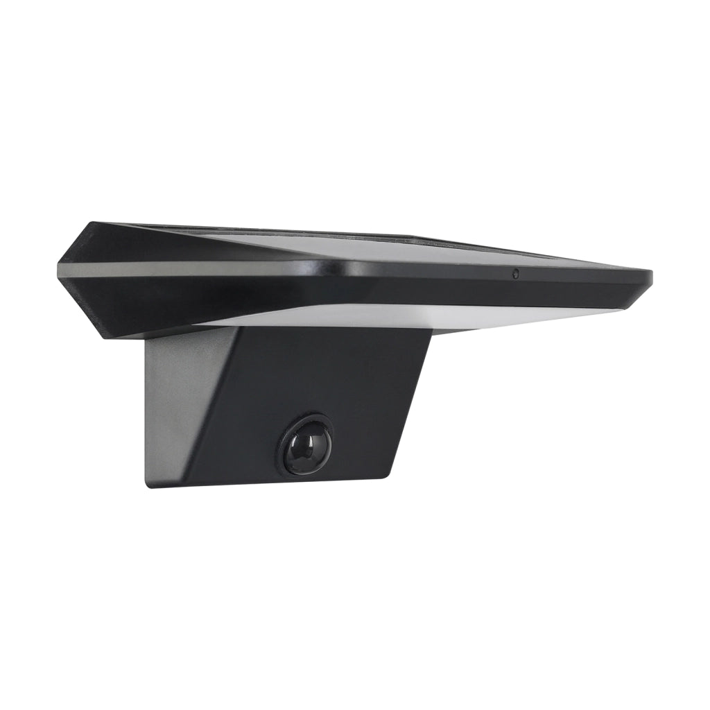 Luce Solare Esterno Moderna Porrassa Policarbonato Nero E Bianco Led