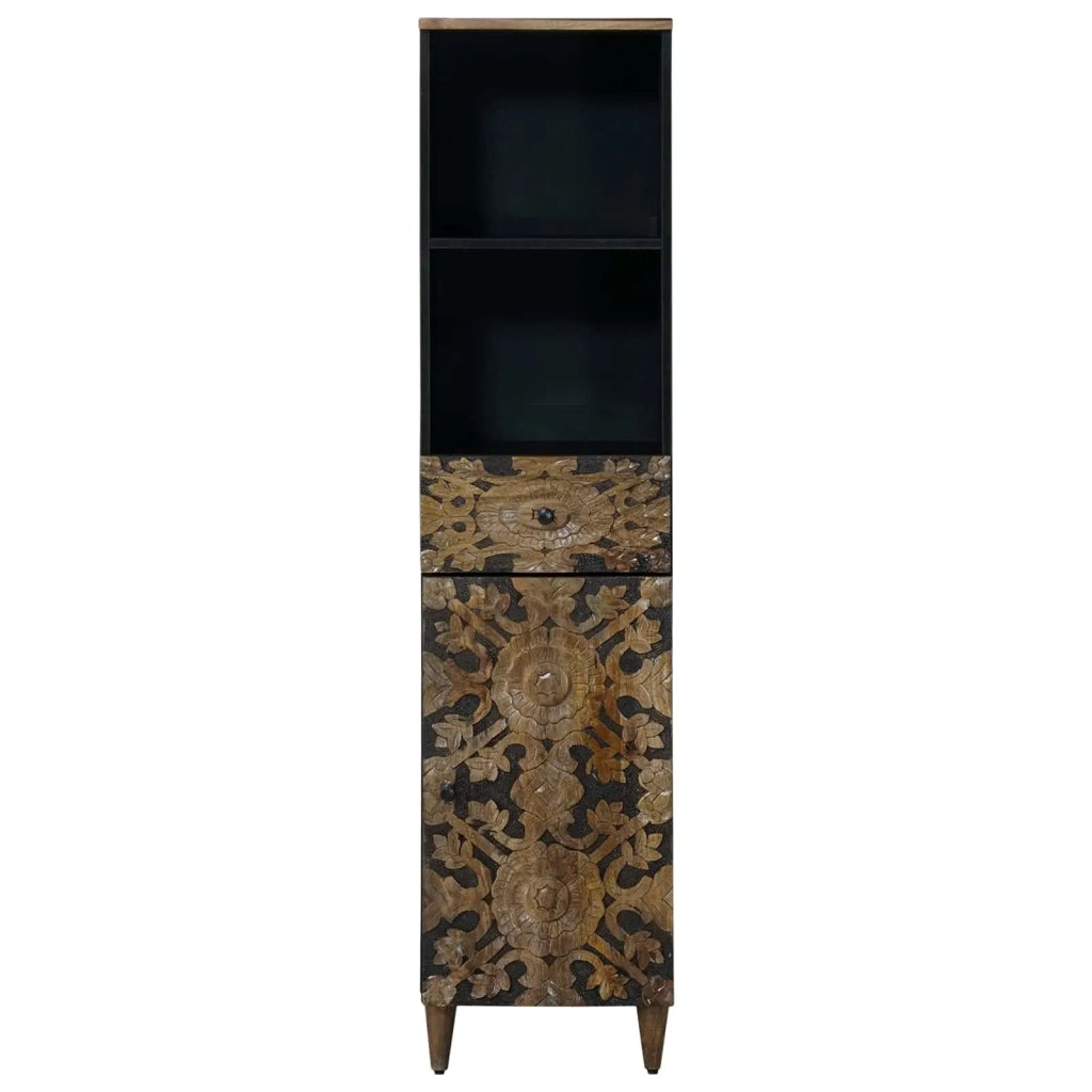 Mobile da Bagno con cassetto Marrone 38 x 33,5 x 160 cm