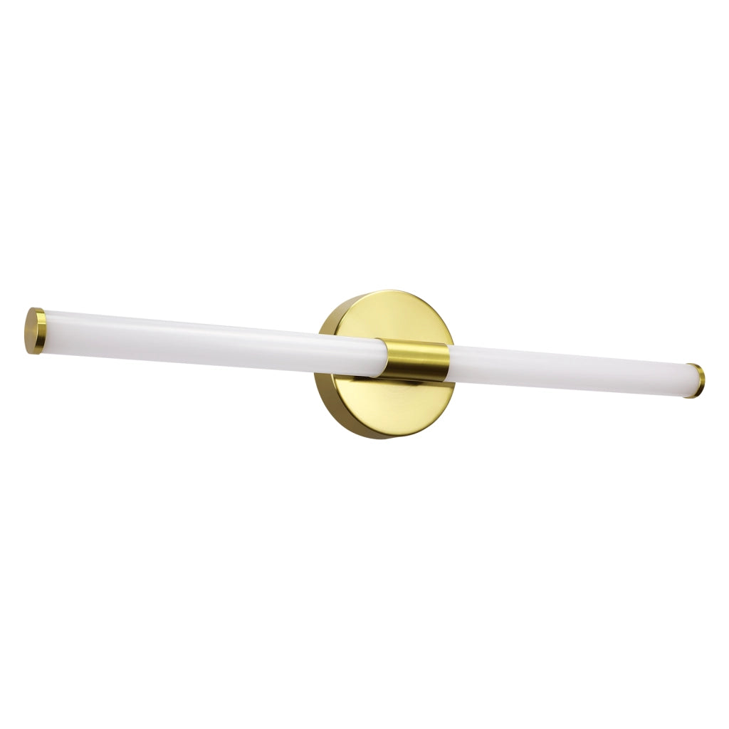 ZMH Lampada da specchio LED a Parete 8W Oro 60 cm 4000K Luce Neutra Moderna IP44 per Armadio Cantina Cucina Corridoio