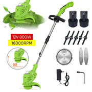 Mulinatore per Giardino - Senza Fili - Manuale - Multifunzionale - 12V/24V