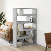 Libreria-Scaffale per Libri-Mobile di Stoccaggio Grigio Cemento 100x33x156,5 cm in Truciolato 952666