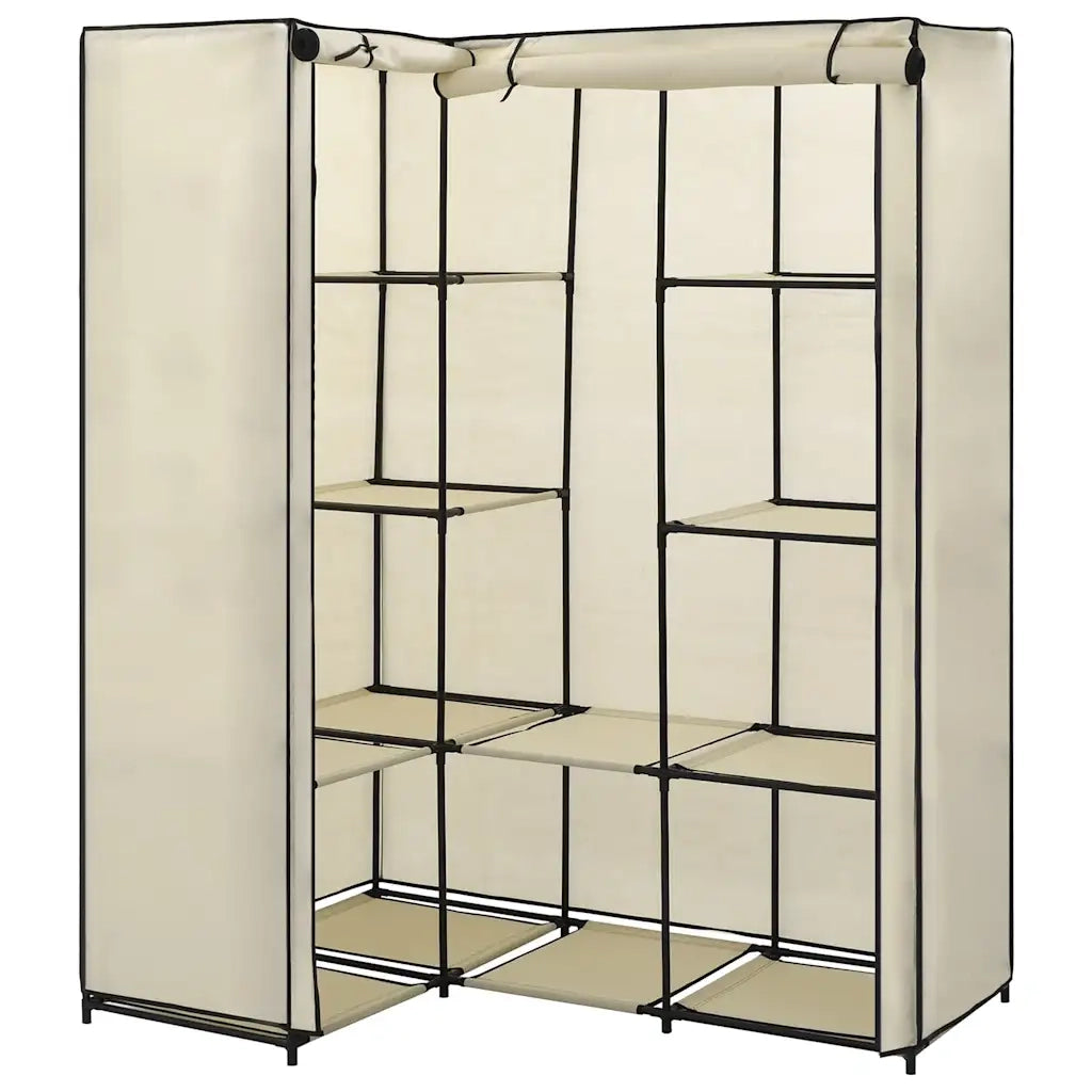 Armadio Angolare Crema 130x87x169 cm CFW2979823