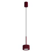Lampada a sospensione AURA 1 borgogna Gx53