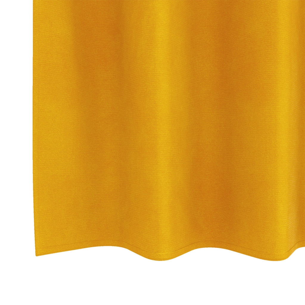 Tende oscuranti  con occhielli 2 pezzi Giallo Senape in Velluto