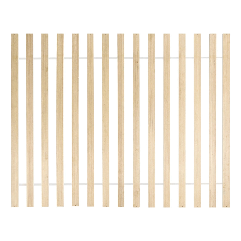 Letto matrimoniale in legno di pino 180 x 200 cm bianco stile minimalista