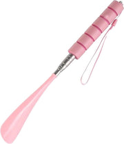 Scoopa per scarpe con lunghezza estendibile, 2 pezzi 11,8-27,6" scoopa per scarpe telescopica con manico antiscivolo, scarpe con cinturino, scoopa per scarpe regolabile in acciaio inossidabile per uomo e donna - rosa