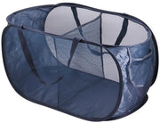 Asciugamano pieghevole doppio - Blu - Per abbigliamento sporco
