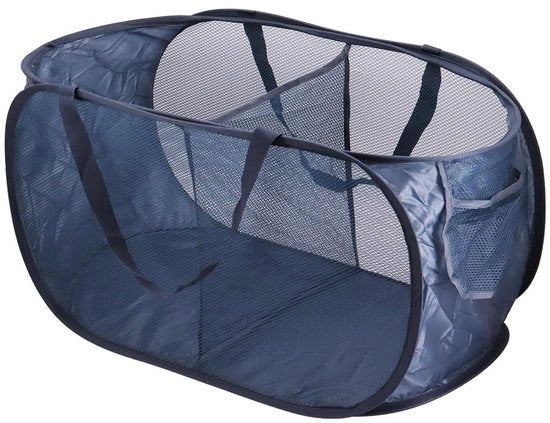 Asciugamano pieghevole doppio - Blu - Per abbigliamento sporco