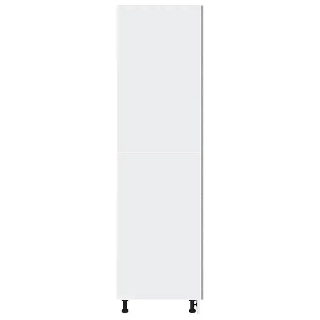 vidaXL Mobile per Frigo “Lyon” Grigio Cemento 60x57x207 cm