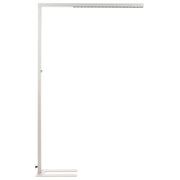 Lampada LED da terra in alluminio argento 194 cm Altezza Manopola Interruttore Dimmerabile Illuminazione moderna Casa Ufficio