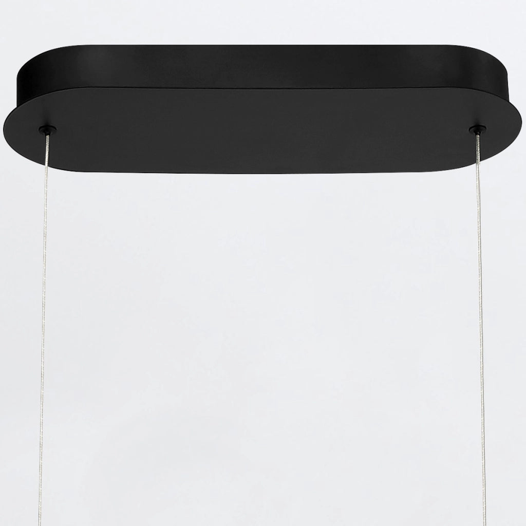 Lampada a sospensione Demark nera 107cm LED 58W Quintiesse