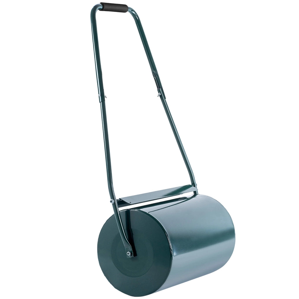 Rullo per erba KADAX 40L, compattatore per terreno in metallo per prato e giardino, 50 cm