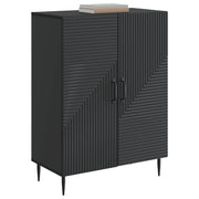 Credenza | Madia | Buffet da pranzo | Armadio da pranzo Nero 66 x 34,5 x 89,5 cm Legno ingegnerizzato