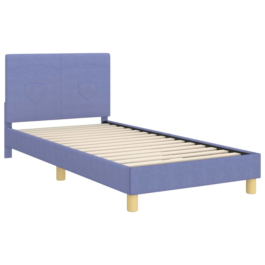 Struttura letto bambini con testata Blu jeans 90 x 200 cm