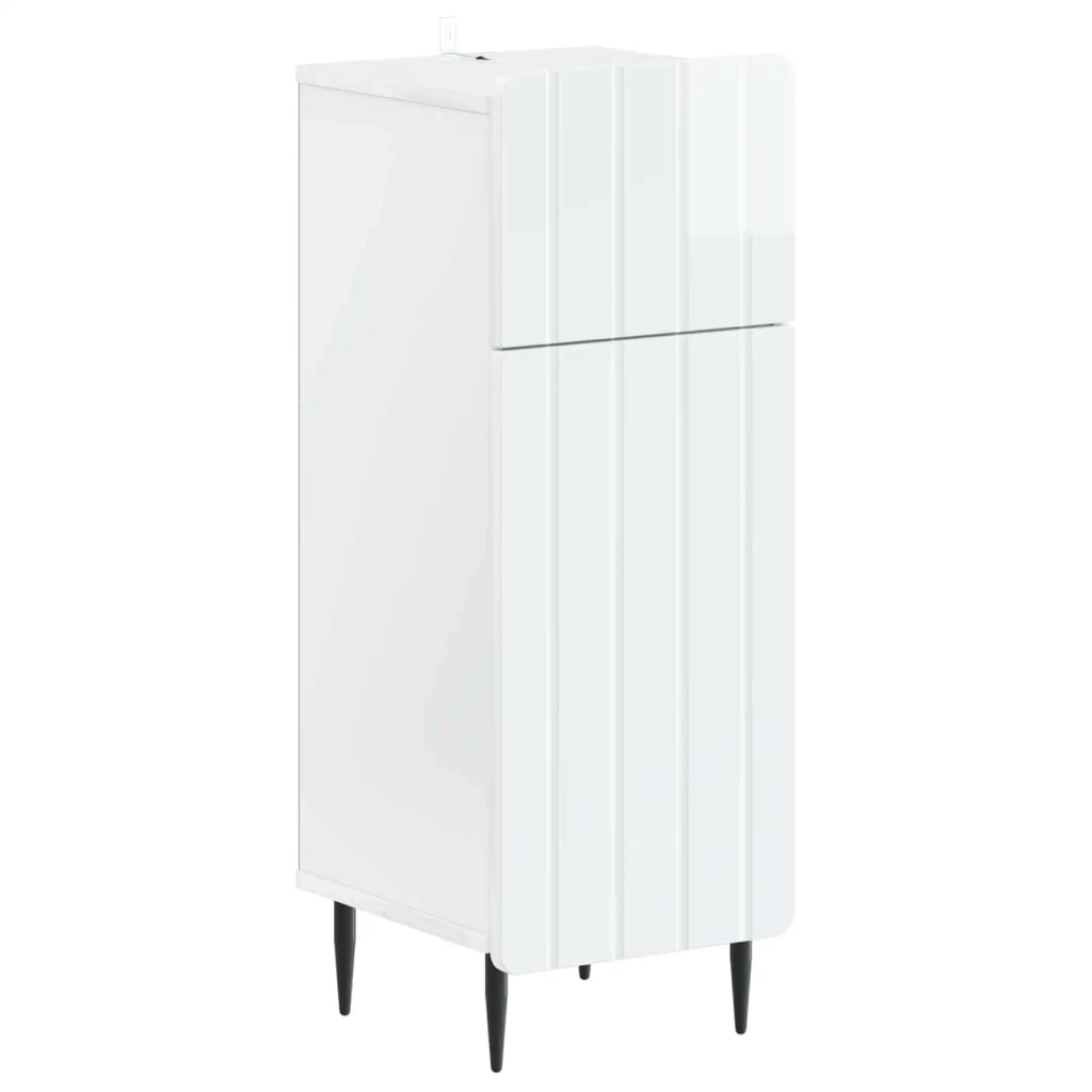 Set di armadietti da bagno in 3 pezzi ZWOLLE Bianco Lucido 3417760
