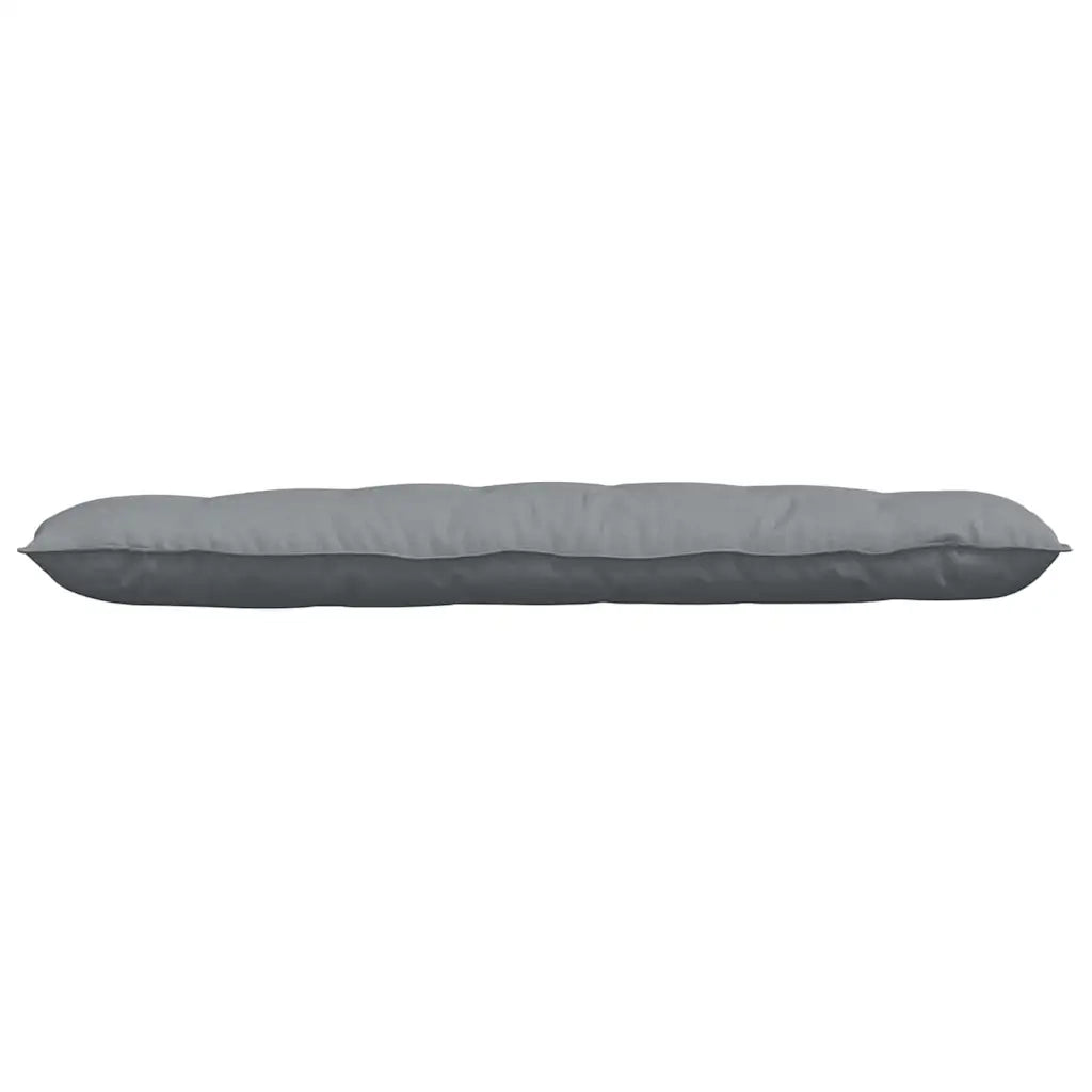 Cuscino per Schiena Grigio chiaro 160 x 19 x 50 cm Tessuto