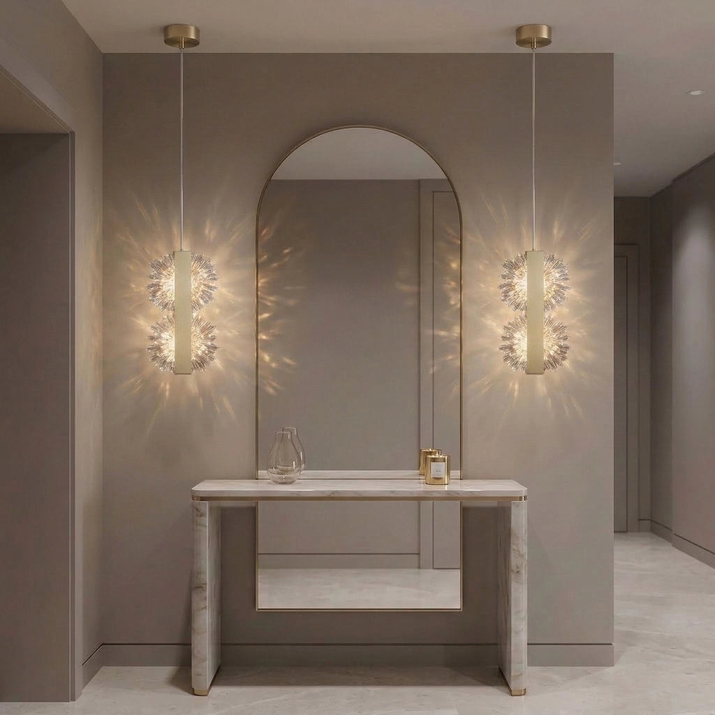 Lampada Da Soffitto Led G148-2cp Gold Brush