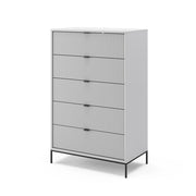Vicco Cassettiera per camera da letto Grigio 42 x 120 cm