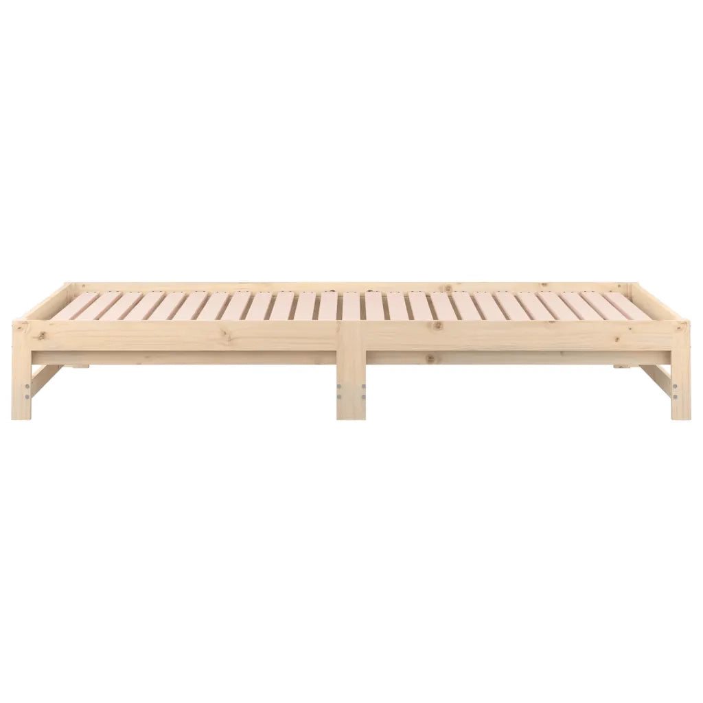 Dormeuse Estraibile 2x(90x190) cm Legno Massello di Pino cod mxl 63802