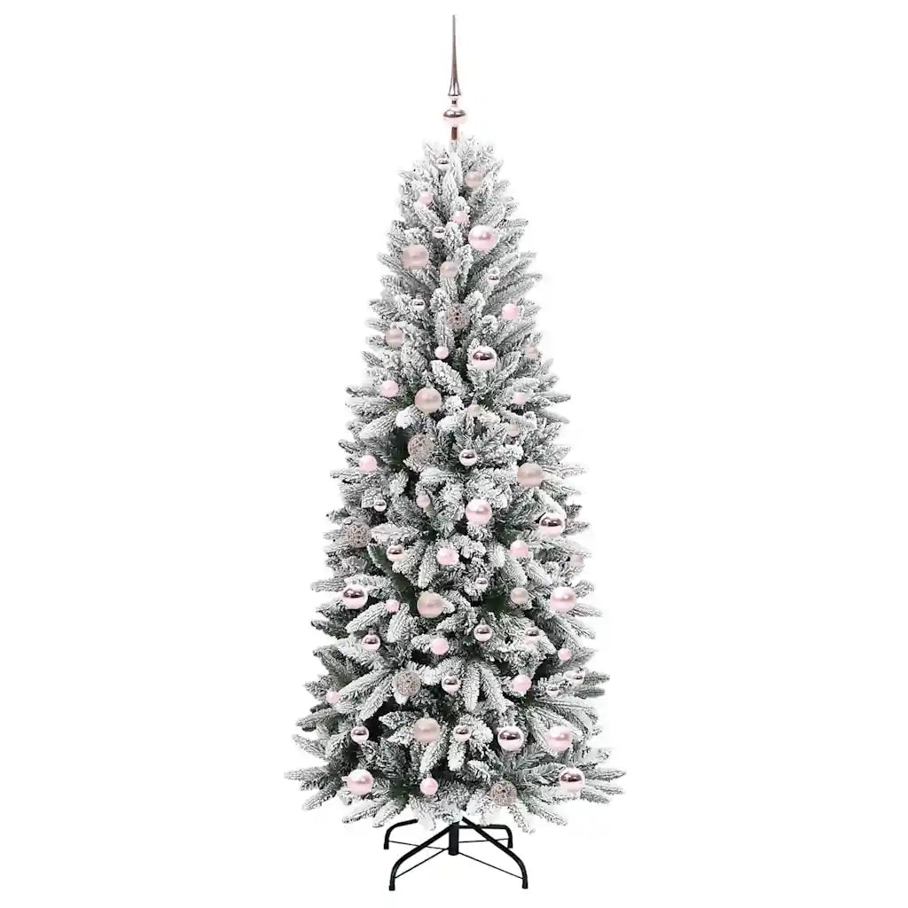 Albero di Natale artificiale con 300 LED Bianco 180 cm 3396047