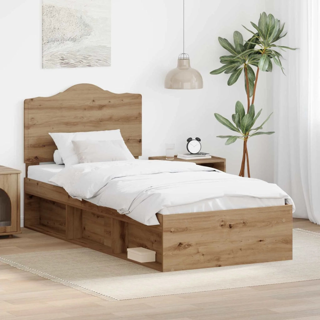 Struttura del letto-Giroletto Rovere Artigianale 100 x 200 cm 340642