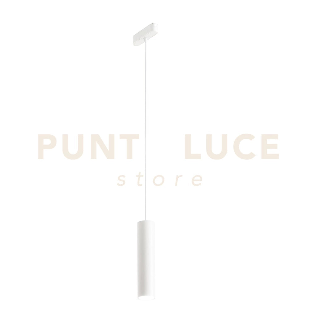 SOSPENSIONE LED PER BINARIO BERNINI BIANCO 9W 110LM CCT 3000-4000K 5X22CM ALTEZZA MASSIMA 150CM