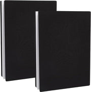 Copertina protettiva per libri dura elastica nera 7 x 13 pollici - Notebook wrap - Copricostola riutilizzabile per libri con copertina rigida