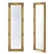 Specchio da parete 132 x 42 x 3,5 cm oro 03_0007908