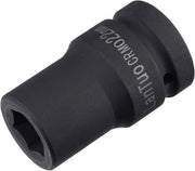 Chiave a ingranaggio a impatto 1/2 pollici - 6 punte progettate - CR-MO 80 mm di lunghezza - Acciaio inox resistente all'usura - Cromo-vanadio - Nero lucidato - Resistente alla corrosione - Chiave a doppia testa